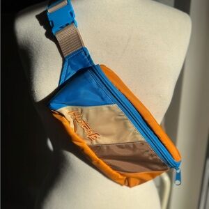 Mokuyobi Orange and Blue Fanny Pack Bag